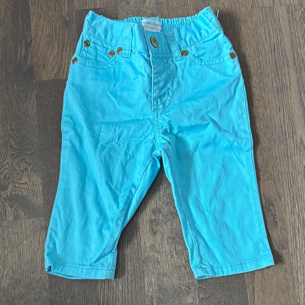 Ralph Lauren Kids Aqua Blue Jeans